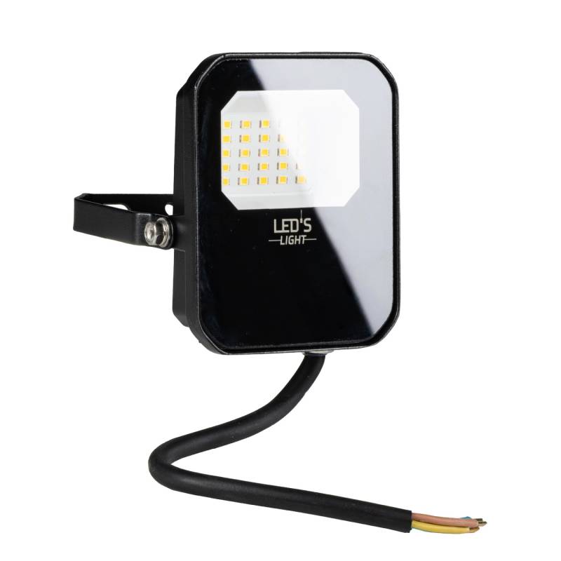 LED's light LED Wandstrahler 10W 1400lm 4000K IP65 IK06 Schwarz von LED`s light
