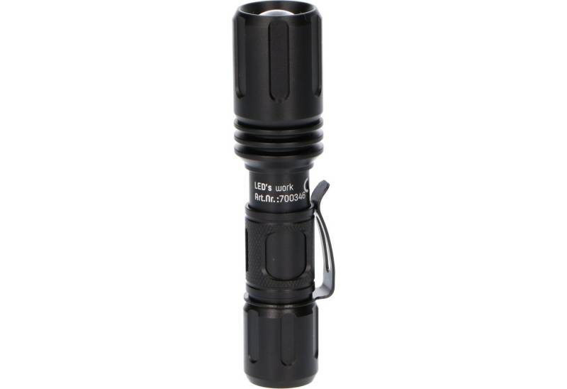 LED's work LED Arbeitsleuchte 700346 LED-Taschenlampe, LED, 1,2W Zoomfunktion Dimmbar Stroboskop von LED's work
