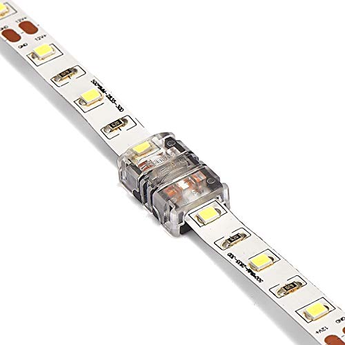 lsc0076-3 Stück professionelle SMD LED Streifen Verbinder IP54 - Streifen Verbinder 8mm 2 PIN (IP54 Spritzwasserfest zu Streifen, 8mm SMD 2 PIN) von LED24.cc