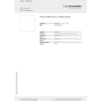 LED2WORK Adapter 200200-23 Schwarz 1St. von LED2WORK