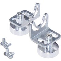 LED2WORK Halter 210200-24 Edelstahl (L x B x H) 25 x 25 x 32mm 1 Paar von LED2WORK