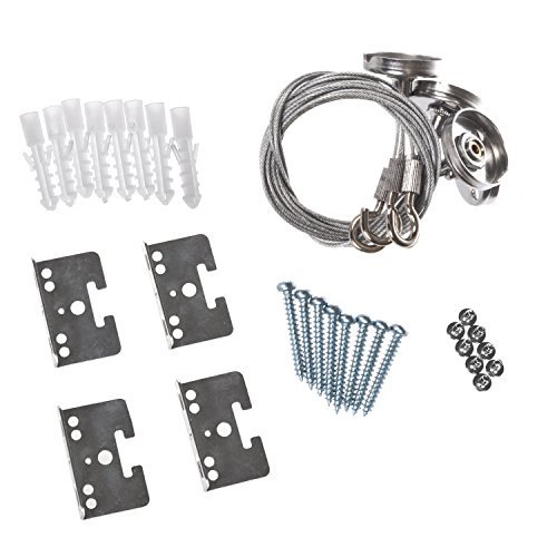 LED4U LD159 Montageset, Seil-Montage-Set 2 von LED4U