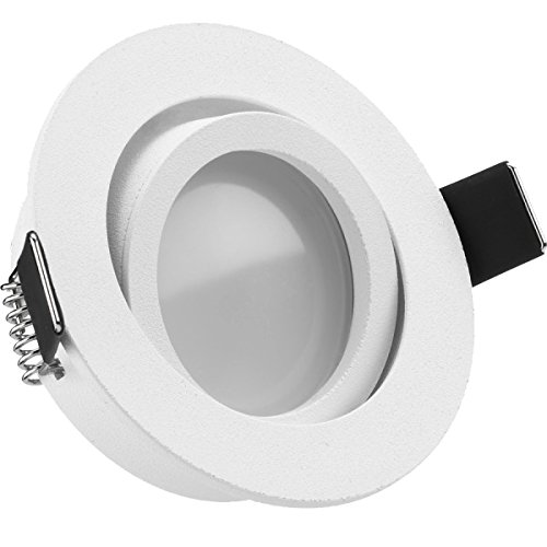 LED Einbaustrahler Set Weiß matt 5W DIMMBAR LED GU10 Deckenstrahler - Spots - Deckenspots - Deckspot von LEDANDO