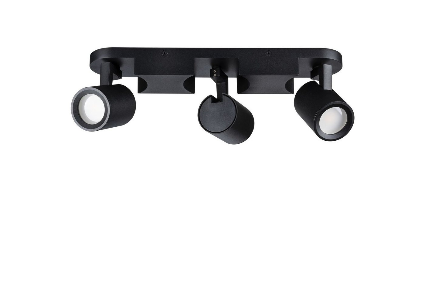 LEDANDO LED Deckenspots 3er Deckenstrahler Nirual - schwarz - für LED GU10 Leuchtmittel - Spot von LEDANDO