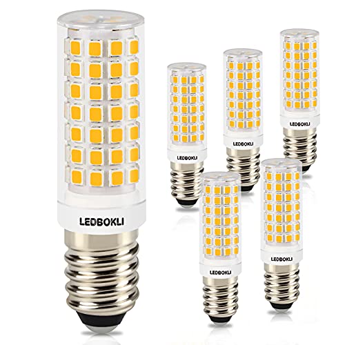 LEDBOKLI E14 LED Lampe Warmweiß 8W 3000K - entspricht 80W Halogenlampe, G9 Glühbirne 700 Lumen, kein Flackern, Nicht Dimmbar, 360° Abstrahlwinkel, AC 220-240V, Enegiesparende kleine Birne, 6er Pack von LEDBOKLI