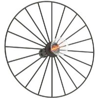 Wandleuchte Deckenlampe Schlafzimmerleuchte Rad Retro Wohnzimmerlampe schwarz von LEDBOX