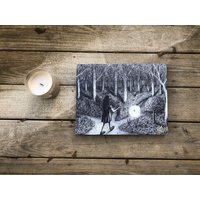 Light The Way Medium | 14"x11" Signierter Leinwand Kunstdruck | Skizze Von Jen Ledger von LEDGERARTWORK