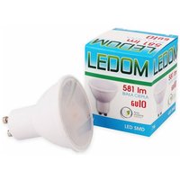 10x GU10 7W led Leuchtmittel 581 Lumen Spot Strahler Einbauleuchte Energiesparlampe Glühlampe 4000K Neutralweiß von LEDIN