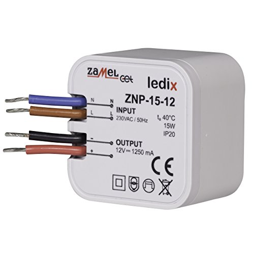 LEDIX ZNP-15-12 12 V DC / 15 Anschlussdose Stromversorgung von Ledix