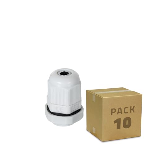 LEDKIA LIGHTING 10er Pack Kabelverschraubung aus Nylon IP68 Verschiedene Größen PG09 LEDKIA LIGHTING 10er Pack Kabelverschraubung aus Nylon IP68 Verschiedene Größen PG09 von LEDKIA LIGHTING