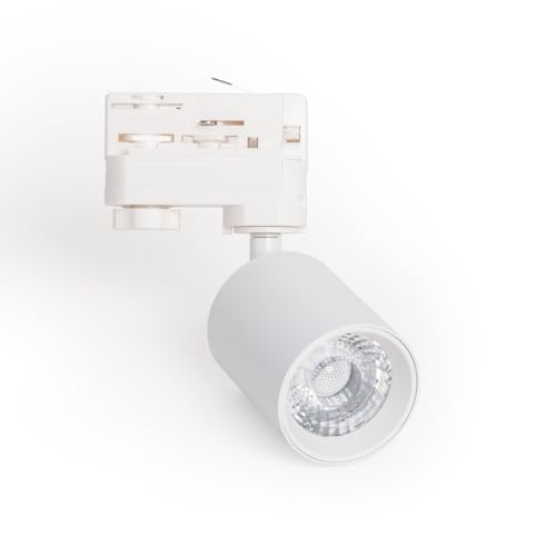 LEDKIA LIGHTING 3-Phasenstromschiene LED-Strahler 10W Dimmbar Mallet Weiß 3000K Warmweiß von LEDKIA LIGHTING