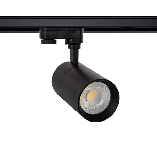 LEDKIA LIGHTING 3-Phasenstromschiene LED-Strahler 20W Dimmbar Mallet Schwarz 4000K Neutralweiß von LEDKIA LIGHTING