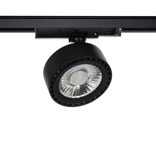 LEDKIA LIGHTING - LED-Strahler 30W für 3-Phasenstromschiene | CRI90 No Flicker | 4000 lm Lichtstrom | 360° drehbar | Flexibles Beleuchtungssystem, Schwarz, Wählbar (Warm-Neutral), Aluminium von LEDKIA LIGHTING