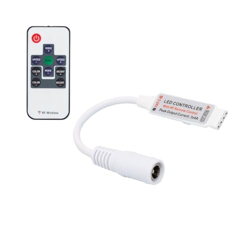 LEDKIA LIGHTING Controller Dimmbar Mini LED-Streifen RGB 12/24V DC mit RF-Fernbedienung von LEDKIA LIGHTING