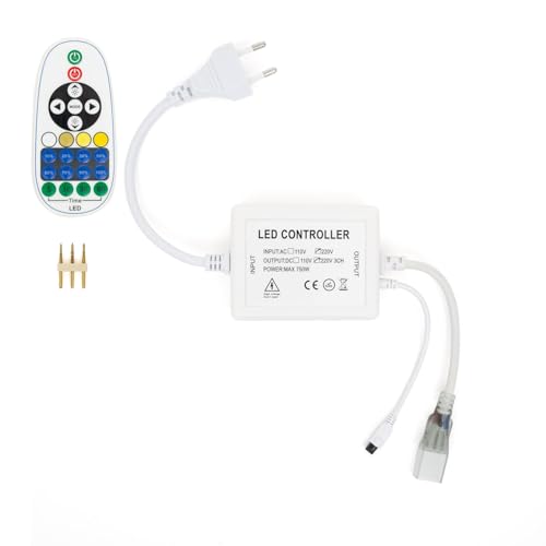 LEDKIA LIGHTING Controller Dimmer für LED Streifen CCT 220V AC mit Fernbedienung IR Weiß LEDKIA LIGHTING Controller Dimmer für LED Streifen CCT 220V AC mit Fernbedienung IR Weiß von LEDKIA LIGHTING