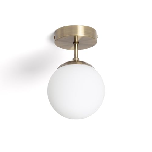 LEDKIA LIGHTING Deckenleuchte aus Metall und Glas Evie Weiß von LEDKIA LIGHTING