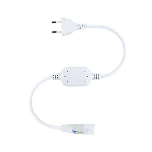 LEDKIA LIGHTING Gleichrichterstromkabel für LED-Neon Flex Lichtschlauch Rund 360 Einfarbig Schnitt jede 100cm Weiß LEDKIA LIGHTING Gleichrichterstromkabel für LED-Neon Flex Lichtschlauch Rund 360 Einfarbig Schnitt jede 100cm Weiß von LEDKIA LIGHTING