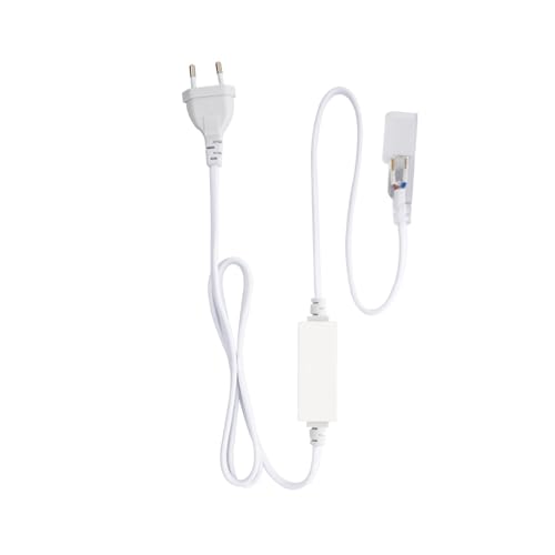 LEDKIA LIGHTING Gleichrichterstromkabel für LED-Streifen Neon Dimmbar 220V AC 120 LED/m Einfarbig IP67 Schnitt jede 100cm von LEDKIA LIGHTING