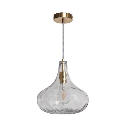 LEDKIA LIGHTING Hängeleuchte Glas Tassel 1400xØ300mm Gold Glass für Wohnzimmer, Küche, Schlafzimmer von LEDKIA LIGHTING