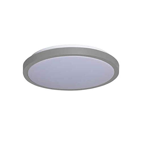 LEDKIA LIGHTING LED-Deckenleuchte 19W Rund Ø400 mm CCT Wählbar Faina Grau für Wohnzimmer, Küche, Schlafzimmer von LEDKIA LIGHTING