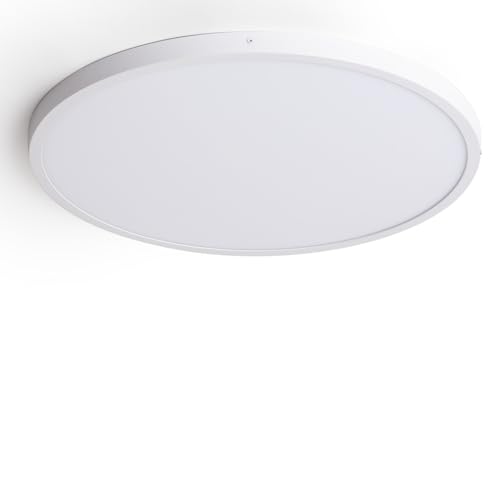 LEDKIA LIGHTING - LED-Deckenleuchte 48W | Schlankes Design | Wählbare CCT (Warm-Neutral-Kalt) | Ø600 mm | 4800 lm Lichtstrom | Aluminium, Wählbar (Warm-neutral-kalt) von LEDKIA LIGHTING
