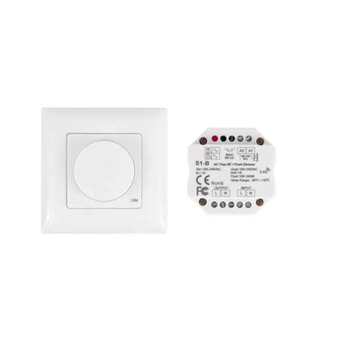 LEDKIA LIGHTING LED-Dimmschalter Triac Drahtlos Weiß$CR2032 von LEDKIA LIGHTING