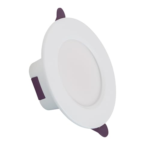 LEDKIA LIGHTING LED-Downlight 8W Rund Waterproof IP65 Schnitt Ø 75 mm Warmes Weiß 2700K 60º von LEDKIA LIGHTING