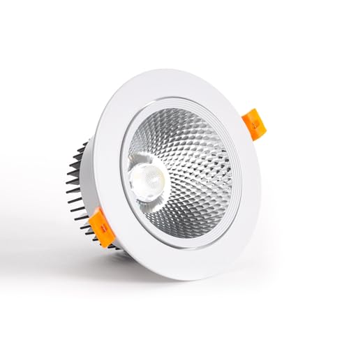 LEDKIA LIGHTING LED Downlight Einbaustrahler 15W Rund Dimmbar Dim To Warm Ausschnitt Ø 110 mm Weiß von LEDKIA LIGHTING