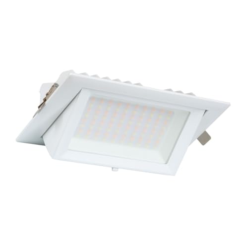LEDKIA LIGHTING LED Downlight Einbaustrahler Schwenkbar Rechteckig 38W 130lm/W LIFUD Warmweiß 3000K von LEDKIA LIGHTING