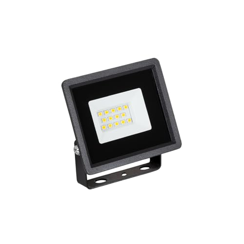 LEDKIA LIGHTING LED-Flutlichtstrahler Led Strahler Außen Gartenstrahler 10W 110lm/W IP65 Solid Warmweiß 3000K von LEDKIA LIGHTING