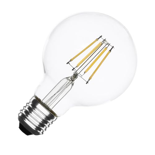 LEDKIA LIGHTING LED-Glühbirne Filament E27 6W 720 lm Dimmbar G80 Neutralweiß 4000K LEDKIA LIGHTING LED-Glühbirne Filament E27 6W 720 lm Dimmbar G80 Neutralweiß 4000K von LEDKIA LIGHTING
