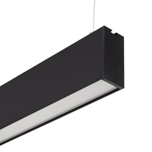 LEDKIA LIGHTING LED Linearstrahler 120cm 36W CCT Wählbar Crocker No Flicker (3000K - 4000K - 5000K) Schwarz Wählbar (Warm-Neutral-Kalt) von LEDKIA LIGHTING