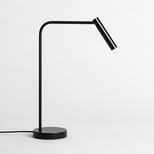 LEDKIA LIGHTING LED Tischlampe 2,5W Aluminium Gazny Mattschwarz für Wohnzimmer, Küche, Schlafzimmer von LEDKIA LIGHTING