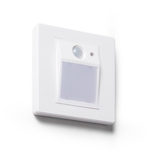 LEDKIA LIGHTING LED Wandeinbauleuchte mit PIR-Sensor und Dämmerungssensor Rupit 3000K Weiß Warmweiß von LEDKIA LIGHTING
