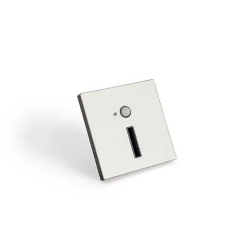 LEDKIA LIGHTING - LED-Wandleuchte 1,5W Einbau | PIR Sensor für Bewegungserkennung | Energiesparend und langlebig | Für Flure und Treppen, Weiß, Metall von LEDKIA LIGHTING