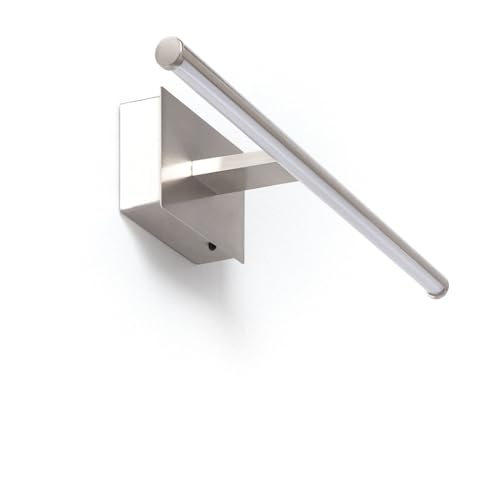 LEDKIA LIGHTING LED-Wandleuchte für Gemälde 1.8W Slimlight mit Fernbedienung Nickel für Wohnzimmer, Küche, Schlafzimmer von LEDKIA LIGHTING