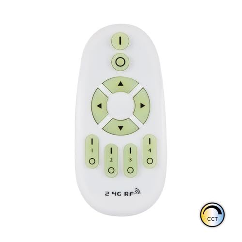 LEDKIA LIGHTING Fernbedienung für Deckeneinbau und Deckenleuchten CCT Wählbar 2.4 GHz V.2 Weiß für Wohnzimmer, Küche, Schlafzimmer LEDKIA LIGHTING Fernbedienung für Deckeneinbau und Deckenleuchten CCT Wählbar 2.4 GHz V.2 Weiß für Wohnzimmer, Küche, Schlafzimmer von LEDKIA LIGHTING