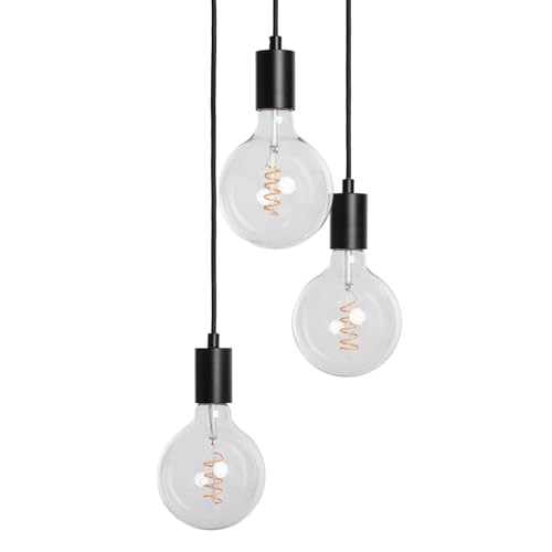 LEDKIA LIGHTING Pendelleuchte 3 Spots Metall Kaskade Schwarz LEDKIA LIGHTING Pendelleuchte 3 Spots Metall Kaskade Schwarz von LEDKIA LIGHTING