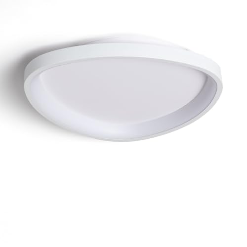 LEDKIA LIGHTING 20W ovale LED-Deckenleuchte aus Metall Ø420 mm CCT wählbar Owen Schwarz für Wohnzimmer, Küche, Schlafzimmer LEDKIA LIGHTING 20W ovale LED-Deckenleuchte aus Metall Ø420 mm CCT wählbar Owen Schwarz für Wohnzimmer, Küche, Schlafzimmer von LEDKIA LIGHTING