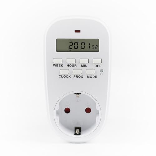 LEDKIA LIGHTING Programmierbarer digitaler Timer mit Schuko-Stecker Typ F 16 A$AAA - NiMH LEDKIA LIGHTING Programmierbarer digitaler Timer mit Schuko-Stecker Typ F 16 A$AAA - NiMH von LEDKIA LIGHTING