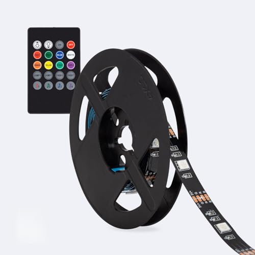 LEDKIA LIGHTING LED-Streifen 5V RGB 24 LED/m 2m IP20 Set mit Usb für TV RGB von LEDKIA LIGHTING