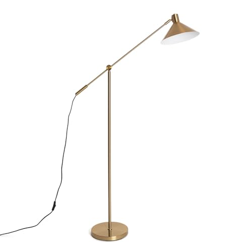 LEDKIA LIGHTING Stehlampe Metall Aleya Gold Gold für Wohnzimmer, Küche, Schlafzimmer von LEDKIA LIGHTING