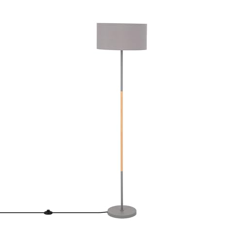 LEDKIA LIGHTING Stehleuchte Silinda 1590x400x400 mm Grau E27 Metall für Wohnzimmer, Küche, Schlafzimmer von LEDKIA LIGHTING