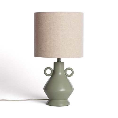 LEDKIA LIGHTING Tischlampe aus Kunstharz Moudrost Seladongrün für Wohnzimmer, Küche, Schlafzimmer von LEDKIA LIGHTING