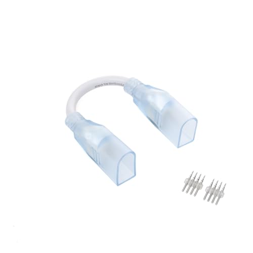 LEDKIA LIGHTING Verbinder Doppelt LED-Streifen RGB Neon Dimmbar 220V SFLEX12 mit Kabel RGB von LEDKIA LIGHTING