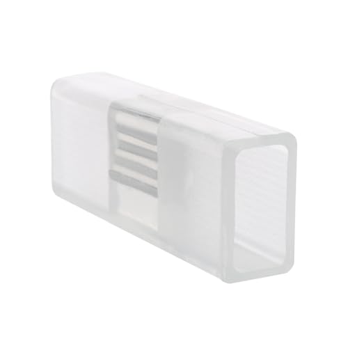 LEDKIA LIGHTING Verbindung für LED-Sreifen Neon 11 W/m RGB 220V AC 60 LED/m Halbrund 180º IP67 nach Mass Schnitt alle 100 cm Weiß von LEDKIA LIGHTING