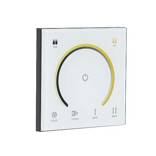 LEDKIA LIGHTING Wand-Controller Dimmbar Touch für LED-Streifen 12/24V DC CCT von LEDKIA LIGHTING
