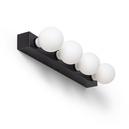 LEDKIA LIGHTING Wandleuchte Metall Badezimmer 4 Strahler Aizkra Schwarz für Wohnzimmer, Küche, Schlafzimmer LEDKIA LIGHTING Wandleuchte Metall Badezimmer 4 Strahler Aizkra Schwarz für Wohnzimmer, Küche, Schlafzimmer von LEDKIA LIGHTING