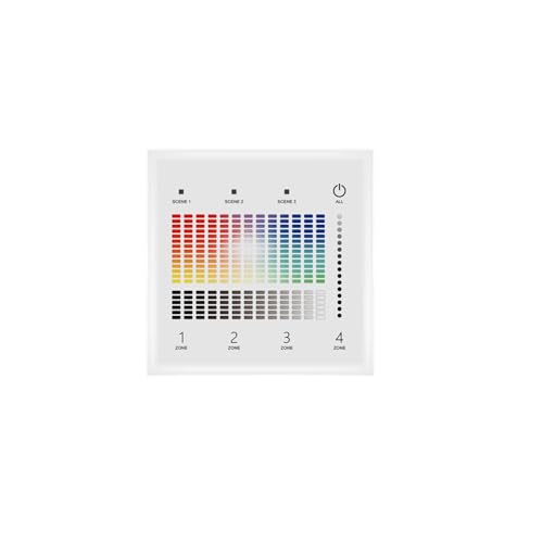 LEDKIA LIGHTING Wandregler Dimmer RGBW DALI Master Touch 4 Zonen RGBW von LEDKIA LIGHTING