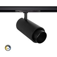 Efectoled - 3-Phasenstromschiene LED-Strahler 40W cct d'Angelo Schwarz philips Xitanium Teleskop Wählbar (Warm-Neutral-Kalt) von LEDKIA